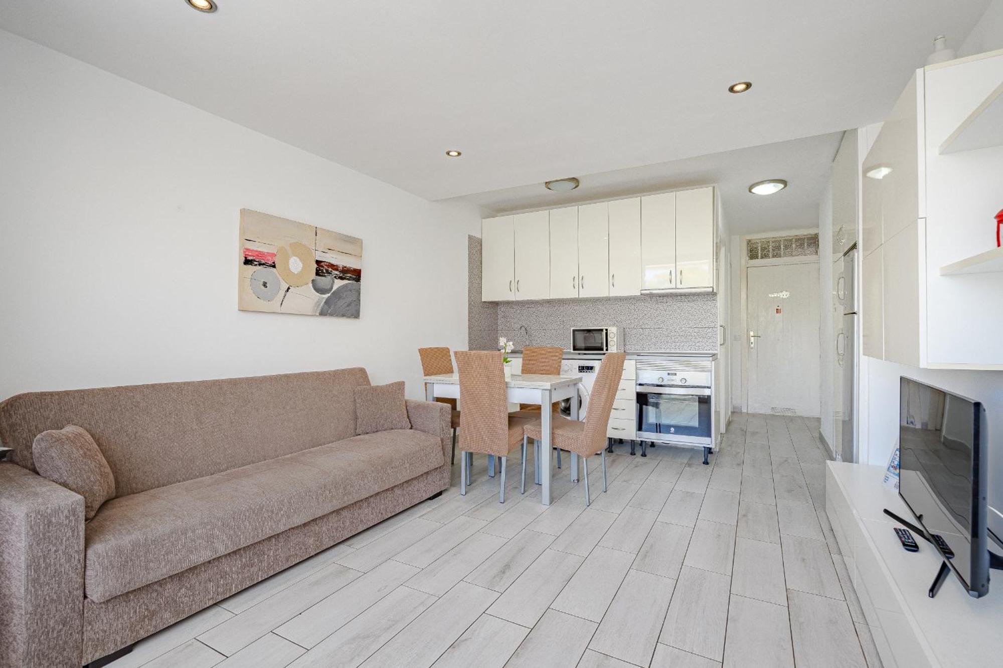 Un Dormitorio En Playa De Las Americas アデヘ エクステリア 写真